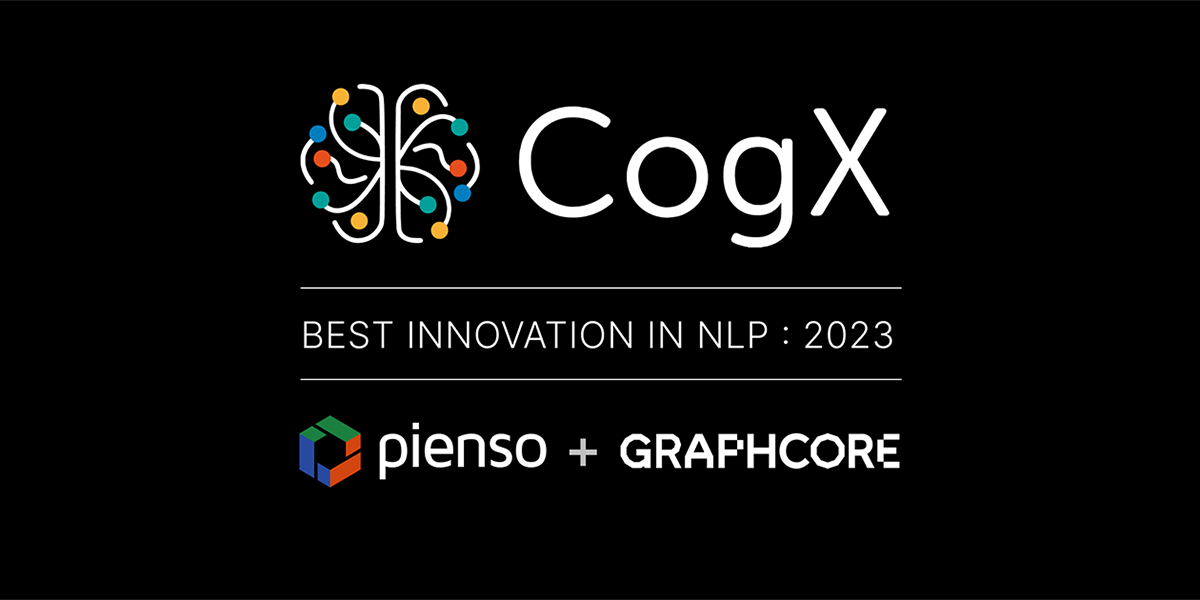 Graphcore-Pienso partnership wins CogX Best Innovation: NLP Award