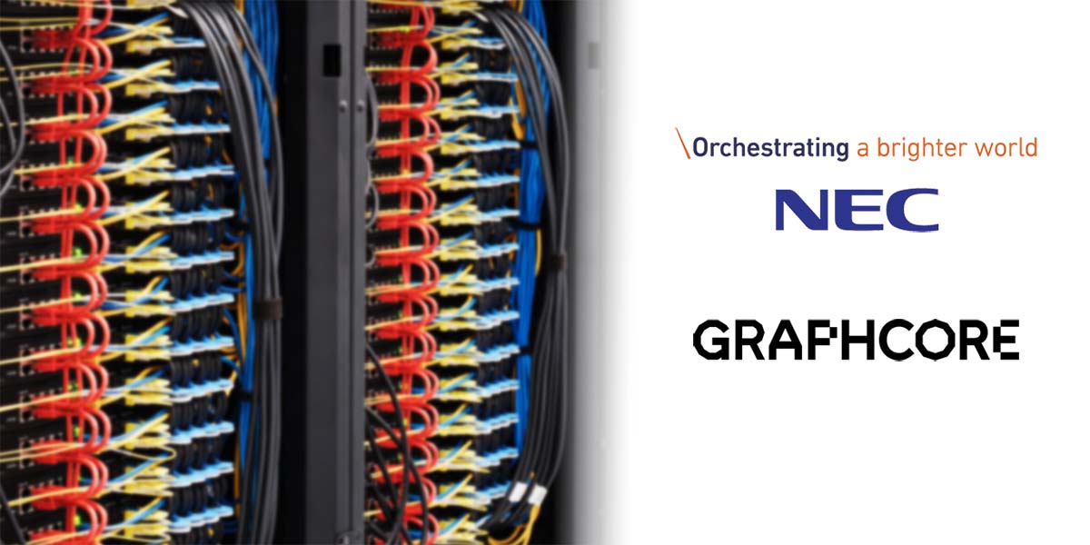 グラフコアとNECが提携し、高度なAIコンピュートを提供