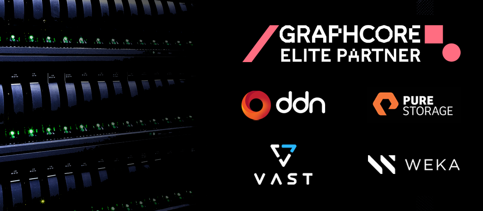 Graphcoreのエリートパートナープログラムに主要なストレージプロバイダー追加