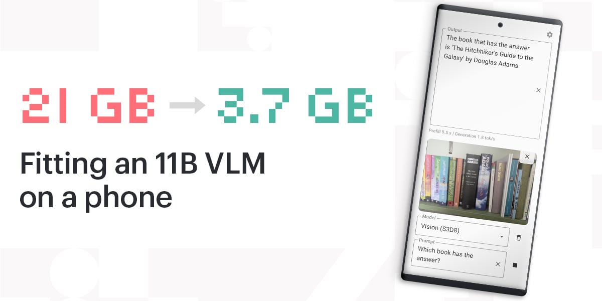 From Research to Reality: Fitting an 11B VLM on a Phone